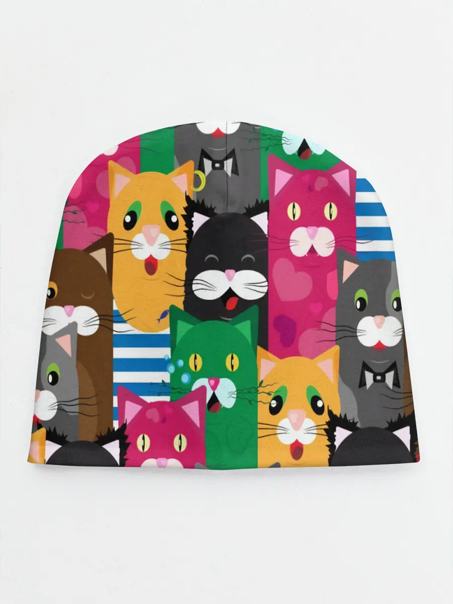 Детская шапка / Голодные котики.