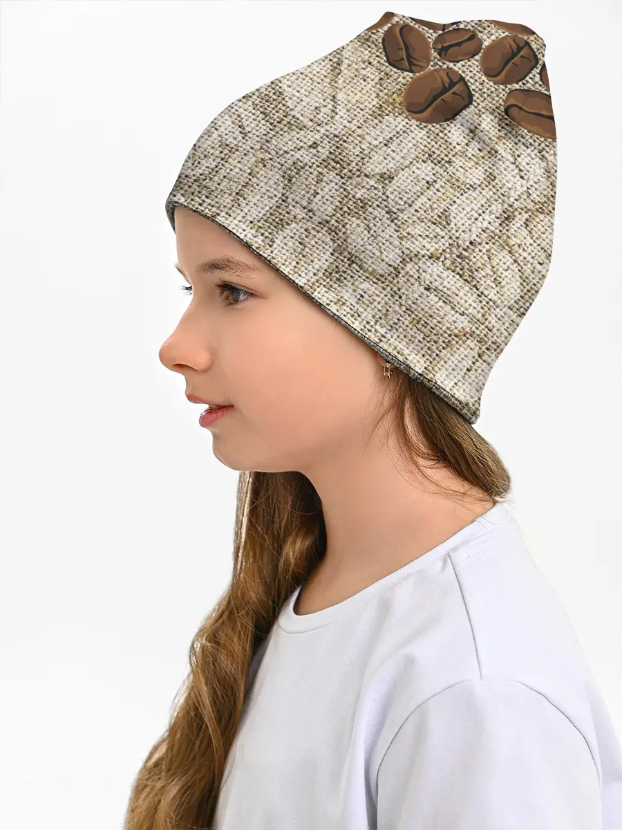 Детская шапка / Кофейные зёрна