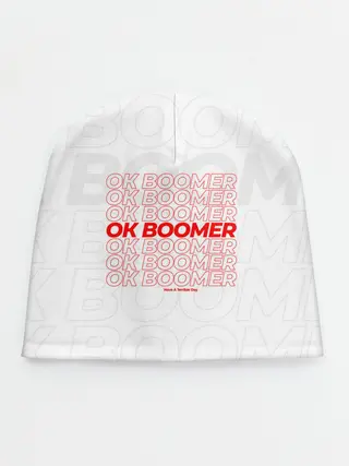 Детская шапка / Ok boomer 3D