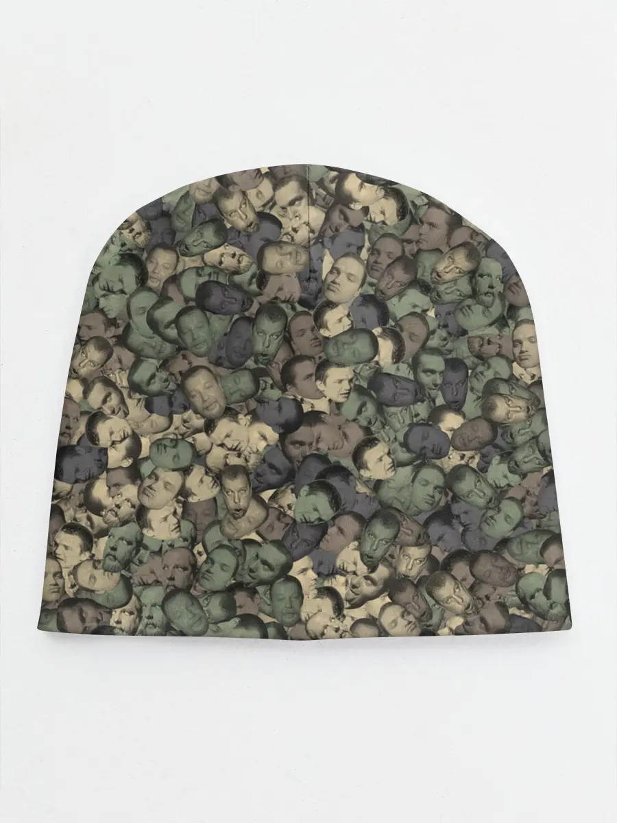 Детская шапка / Камуфляж Зеленый Слоник