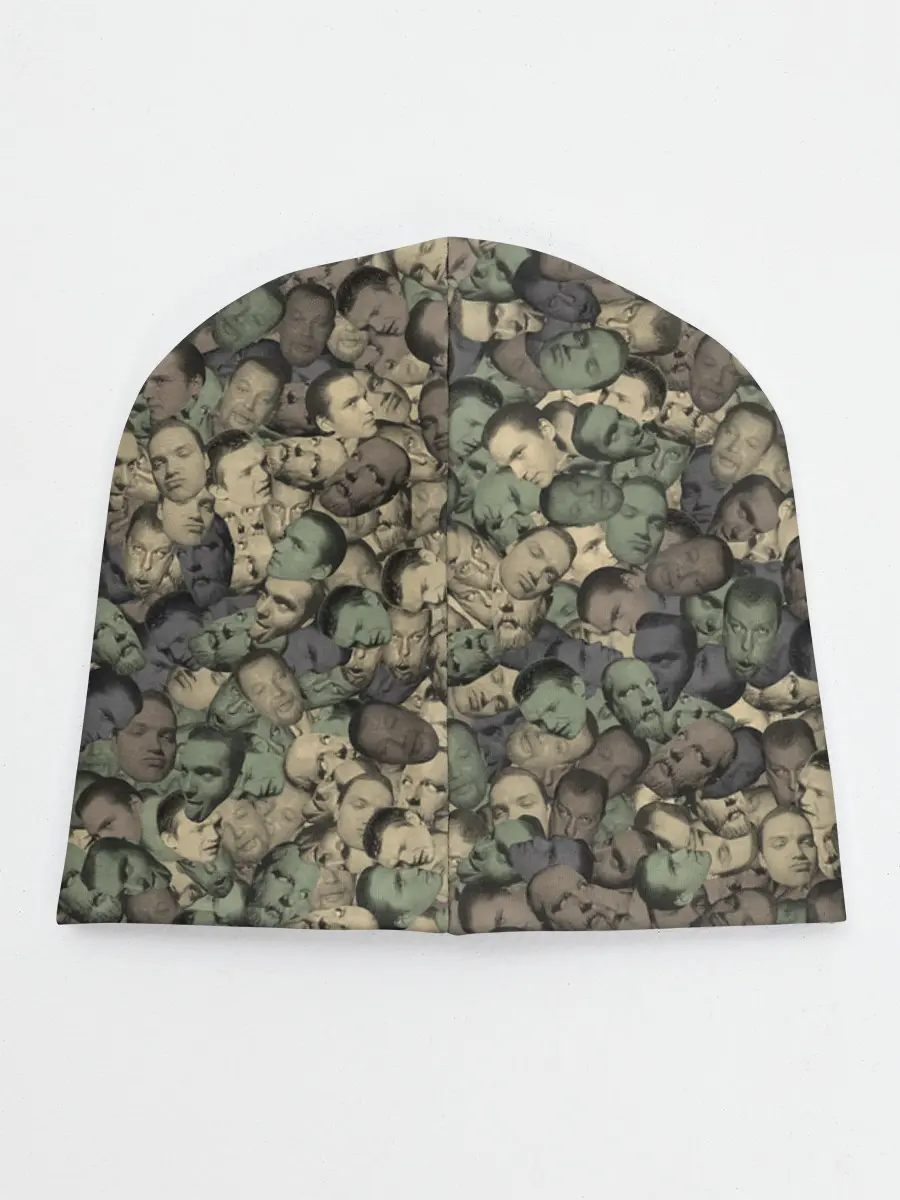 Детская шапка / Камуфляж Зеленый Слоник