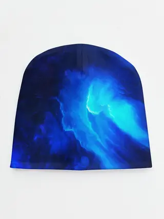 Детская шапка / СИНИЙ КОСМОС