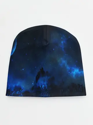 Детская шапка / Космос