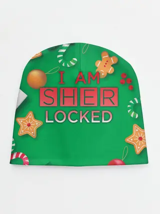 Детская шапка / Новогодний Sherlock