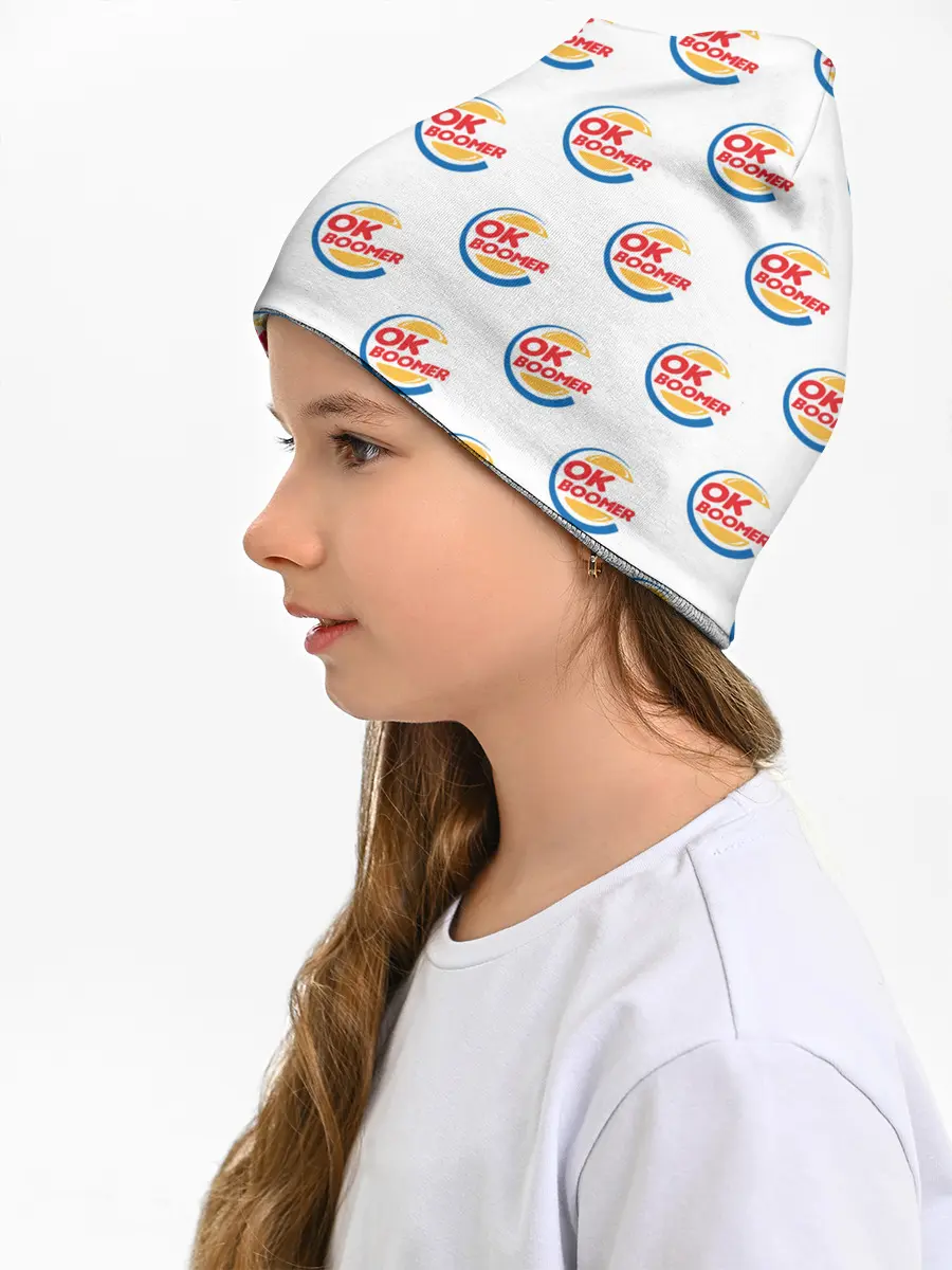 Детская шапка / OK BOOMER