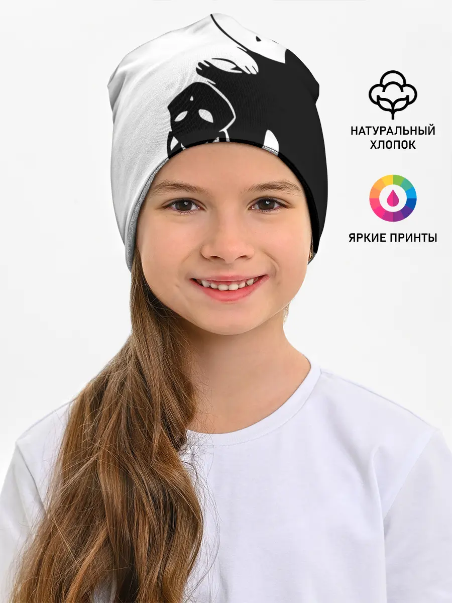 Детская шапка / ДВА КОТА КУВЫРКАЮТСЯ.