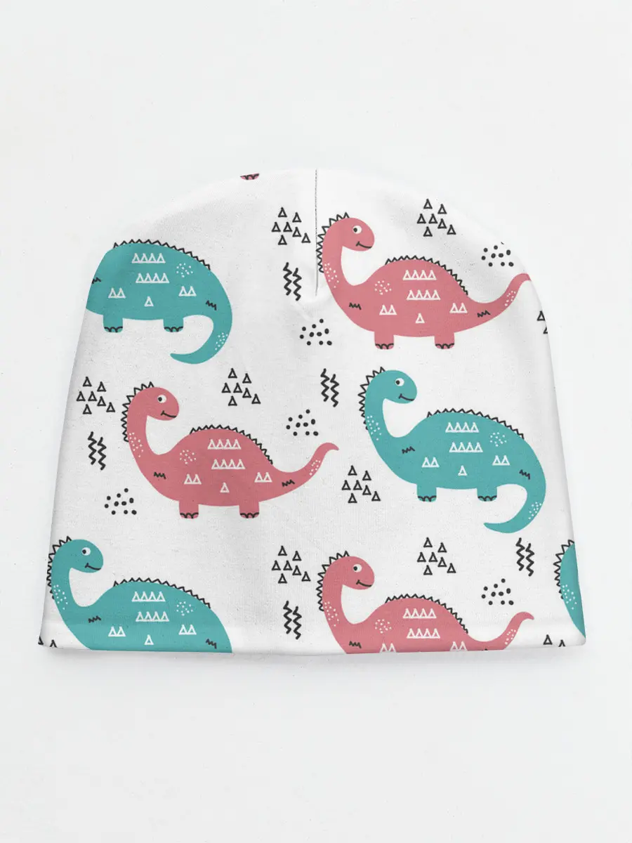 Детская шапка / Милые динозаврики