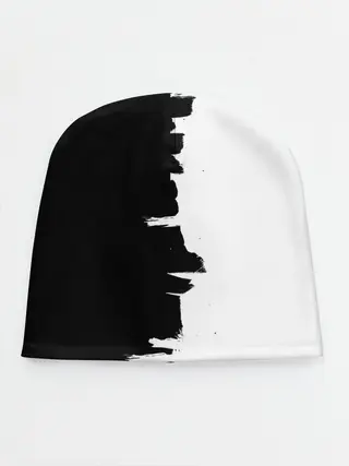 Детская шапка / Черным по белому