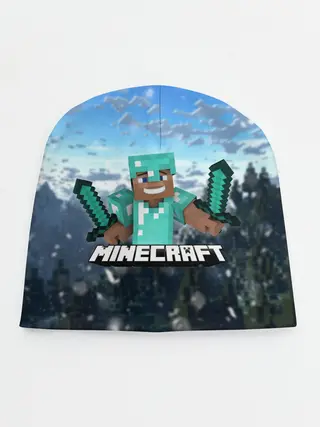 Детская шапка / Minecraft / Майнкрафт