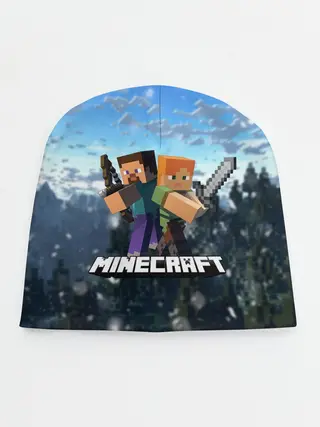 Детская шапка / Minecraft / Майнкрафт