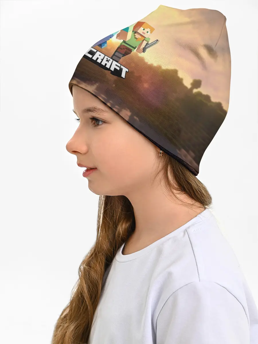 Детская шапка / Minecraft / Майнкрафт