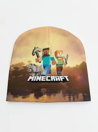 Детская шапка / Minecraft / Майнкрафт