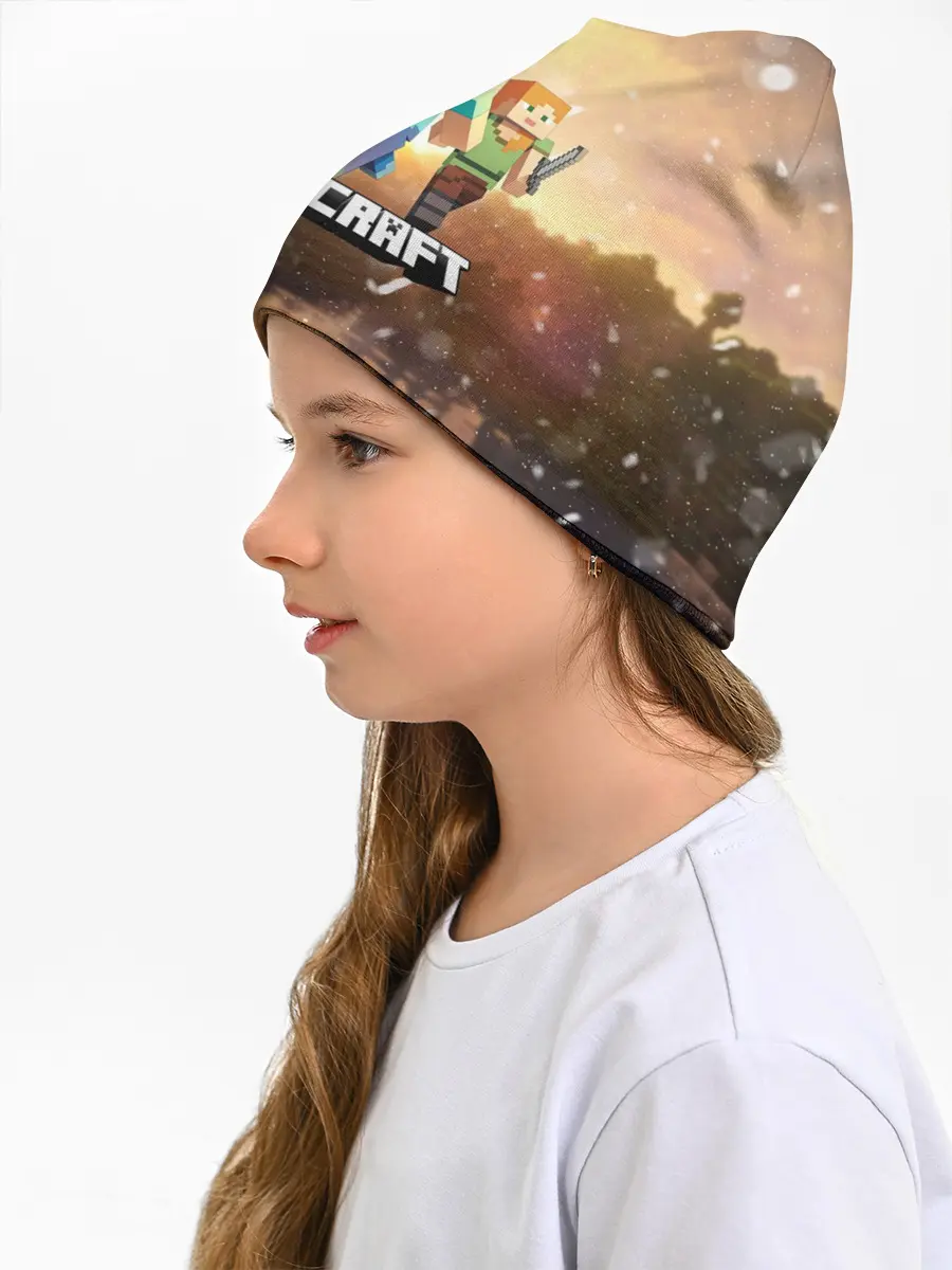 Детская шапка / Minecraft / Майнкрафт