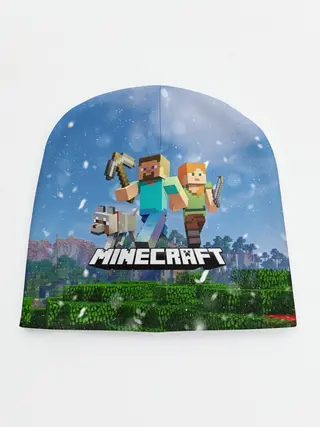 Детская шапка / Minecraft / Майнкрафт