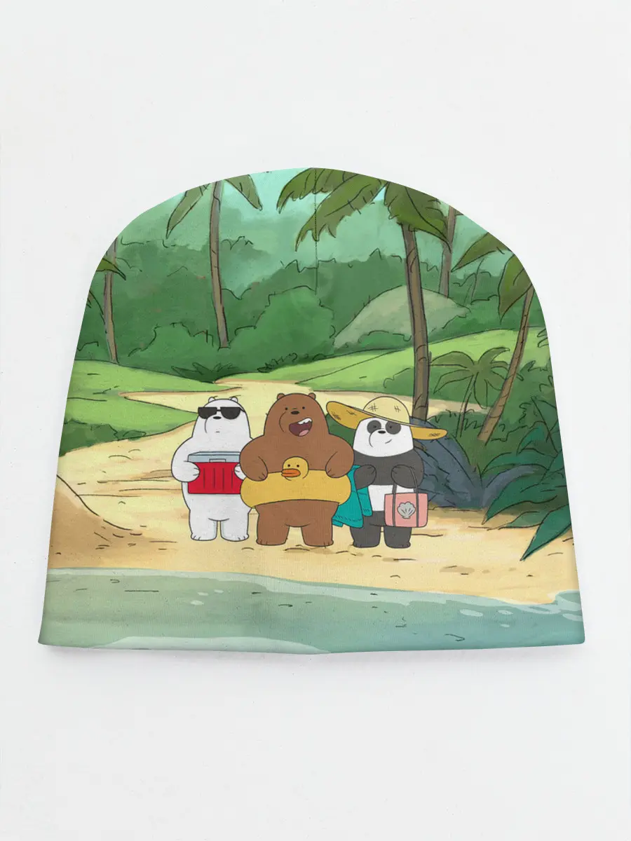 Детская шапка / Bears on the beach