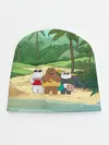 Детская шапка / Bears on the beach