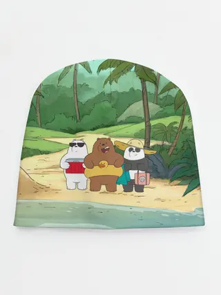 Детская шапка / Bears on the beach