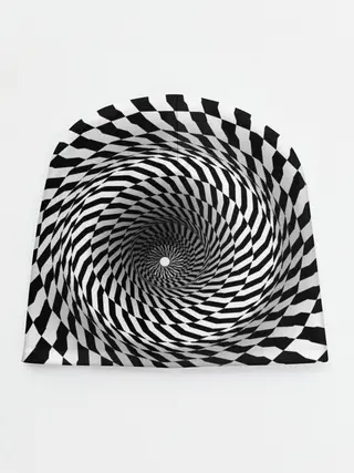 Детская шапка / Оптические квадраты