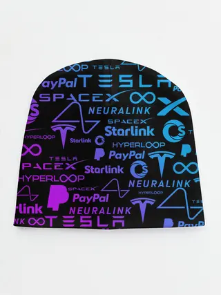 Детская шапка / ЛОГОТИПЫ ПРОЕКТОВ ИЛОНА МАСКА.