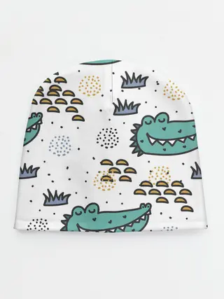 Детская шапка / Милый крокодил