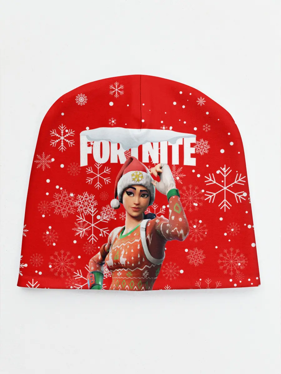 Детская шапка / FORTNITE НОВОГОДНИЙ.