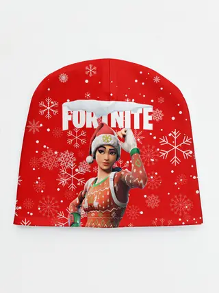 Детская шапка / FORTNITE НОВОГОДНИЙ.