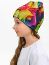 Детская шапка / Разноцветные розы