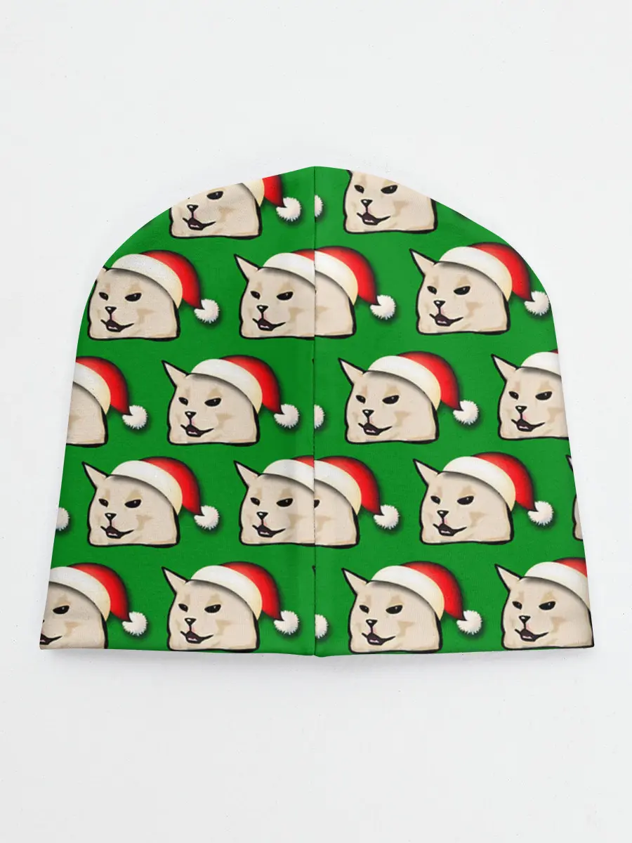 Детская шапка / woman yelling at cat