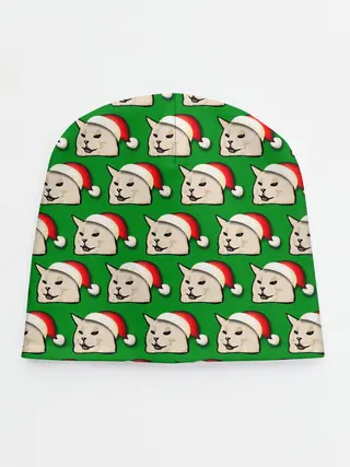 Детская шапка / woman yelling at cat