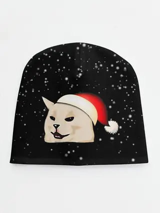 Детская шапка / woman yelling at cat