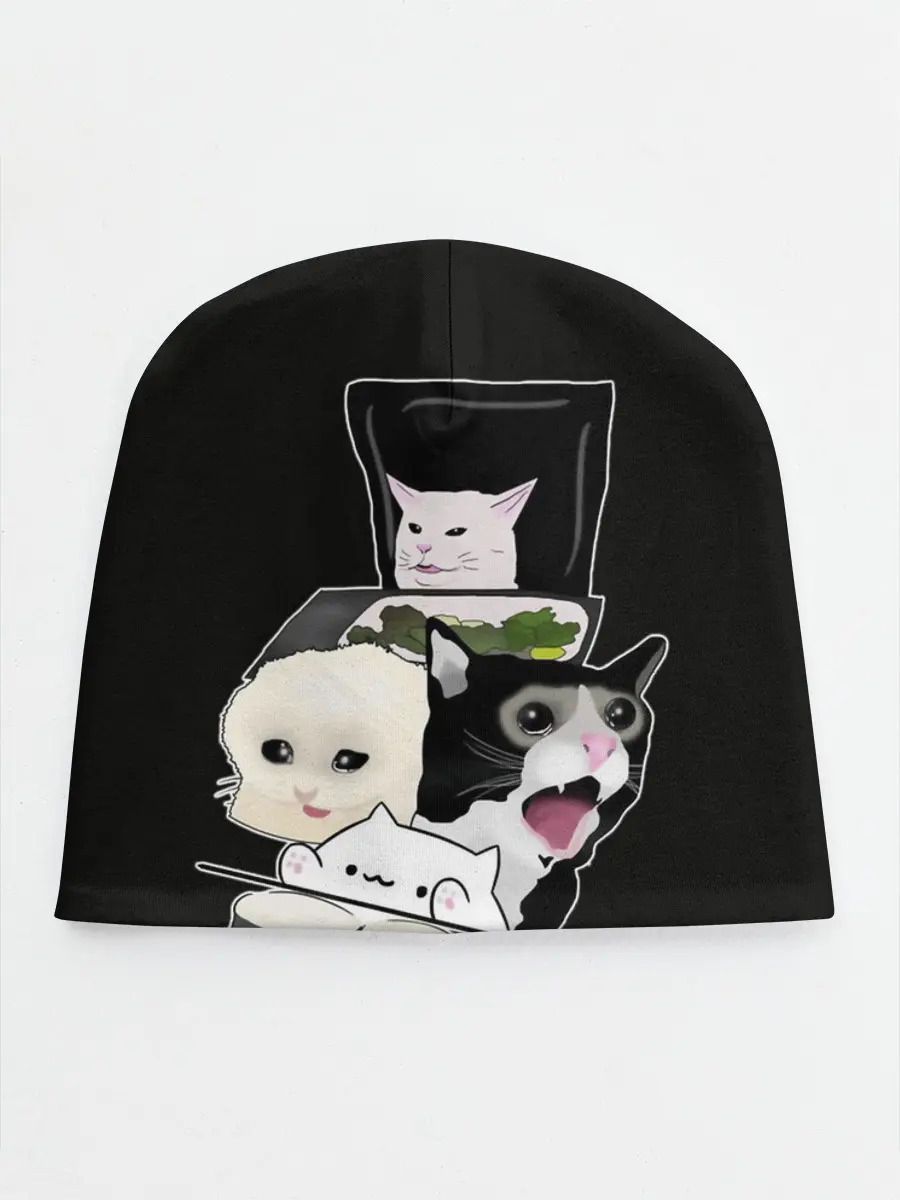 Детская шапка / woman yelling at cat