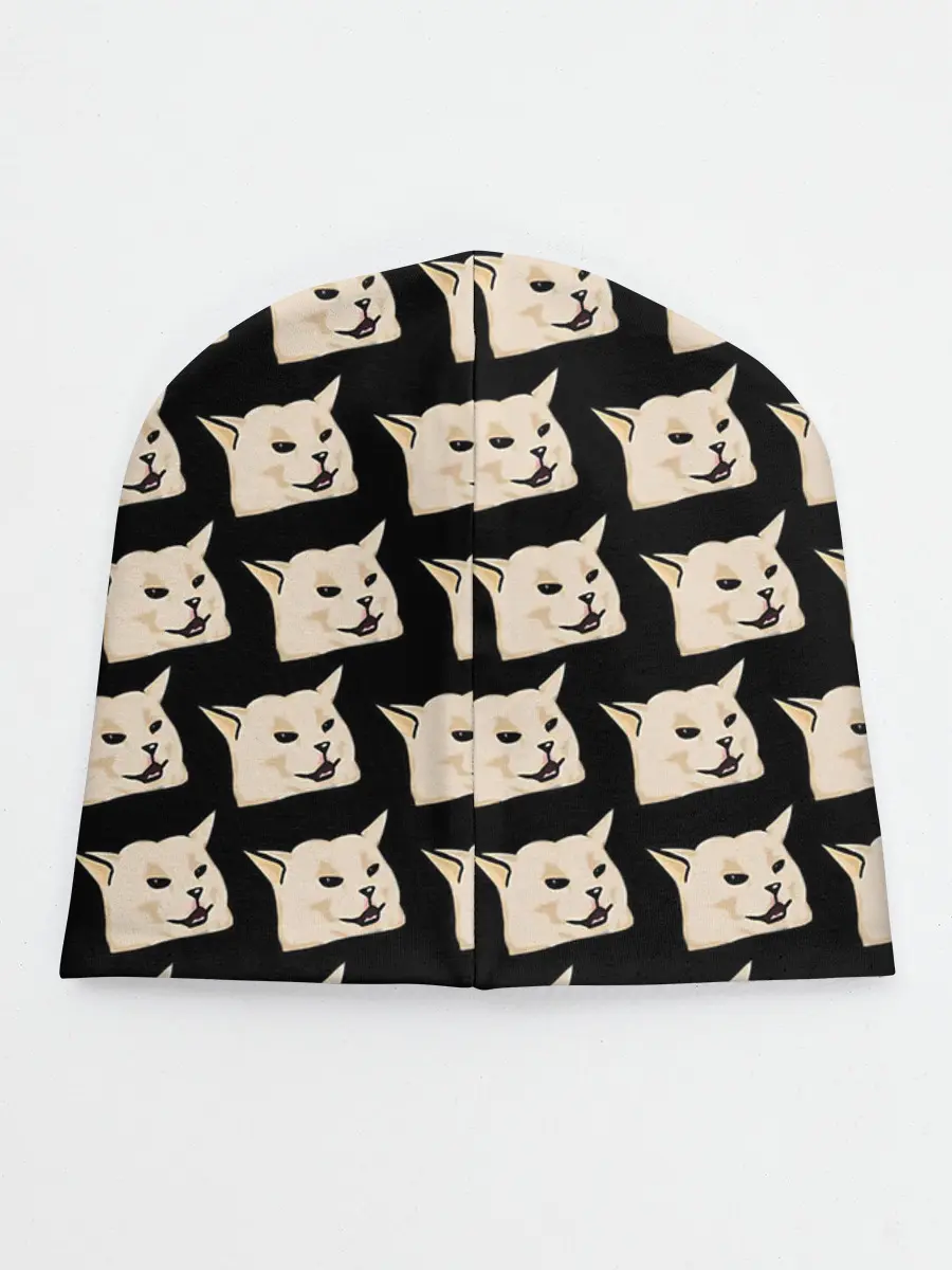 Детская шапка / woman yelling at cat