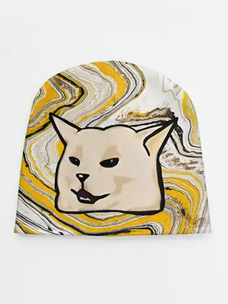 Детская шапка / woman yelling at cat