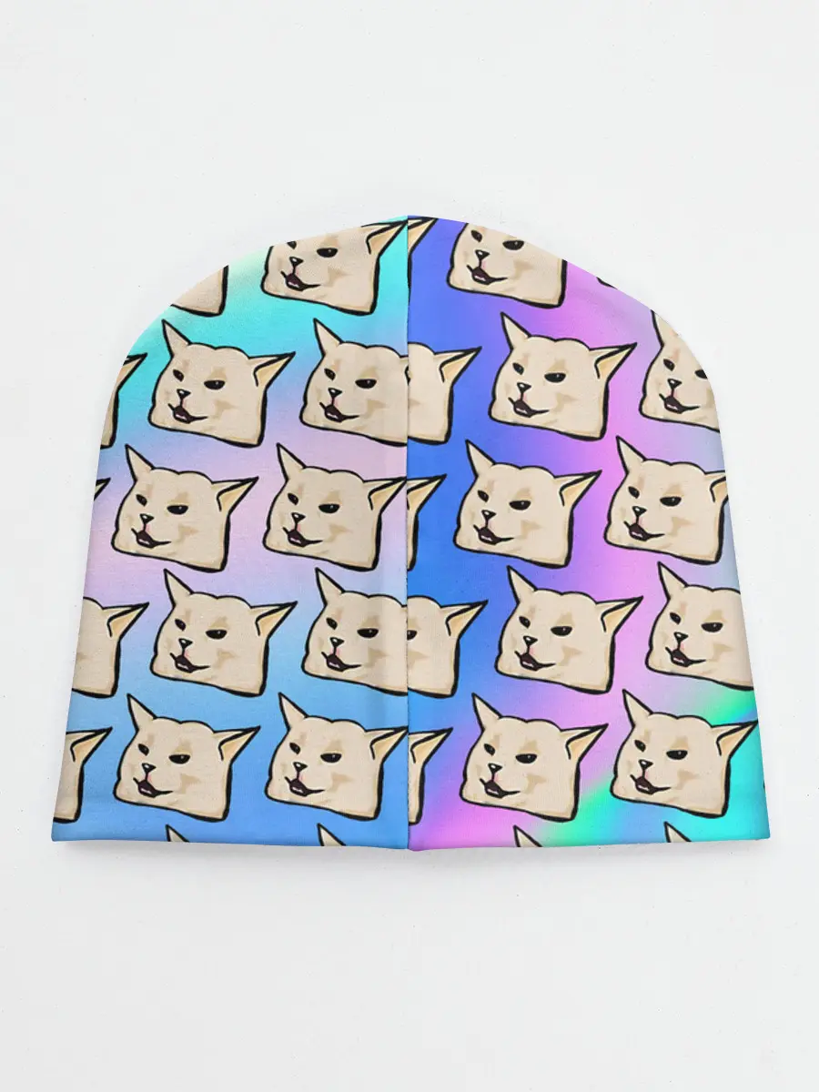 Детская шапка / woman yelling at cat