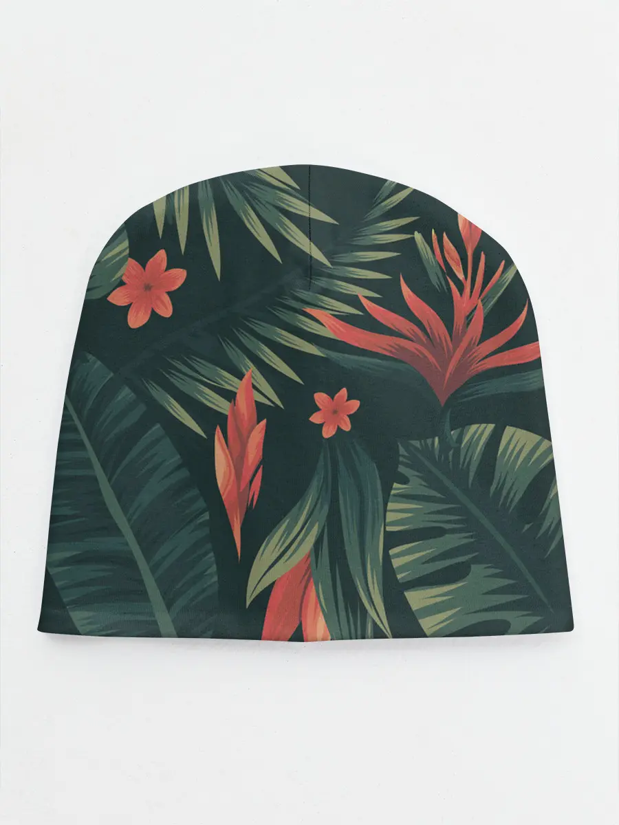 Детская шапка / Тропический комуфляж