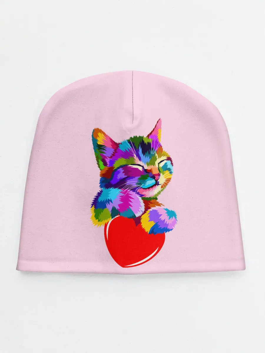 Детская шапка / Кот