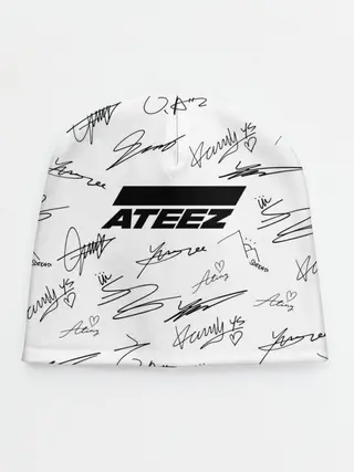 Детская шапка / ATEEZ АВТОГРАФЫ