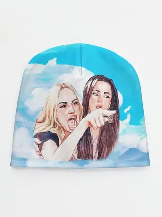 Детская шапка / Акварельный Мем