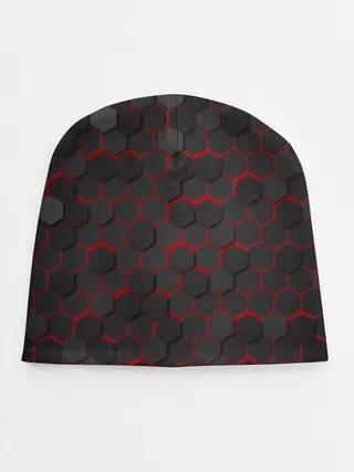 Детская шапка / OCTAGON красный