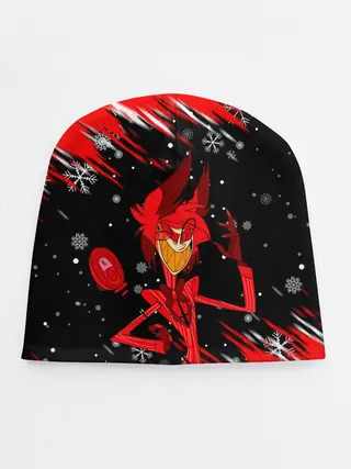 Детская шапка / HAZBIN HOTEL НОВОГОДНИЙ.