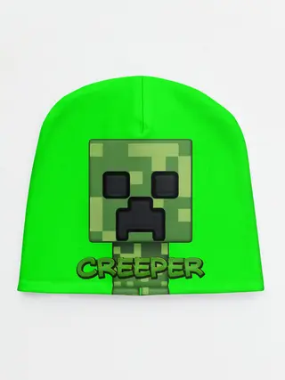 Детская шапка / MINECRAFT CREEPER