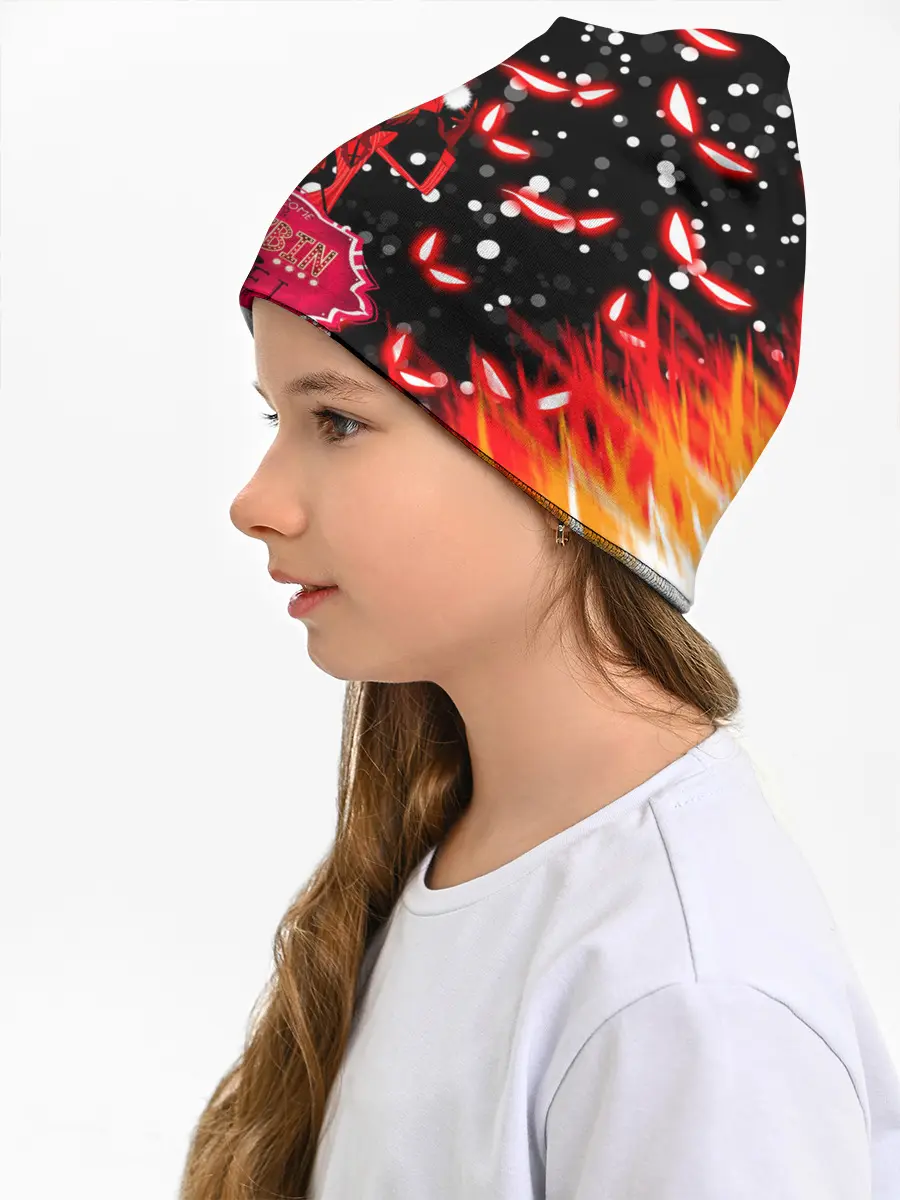 Детская шапка / HAZBIN HOTEL НОВОГОДНИЙ.