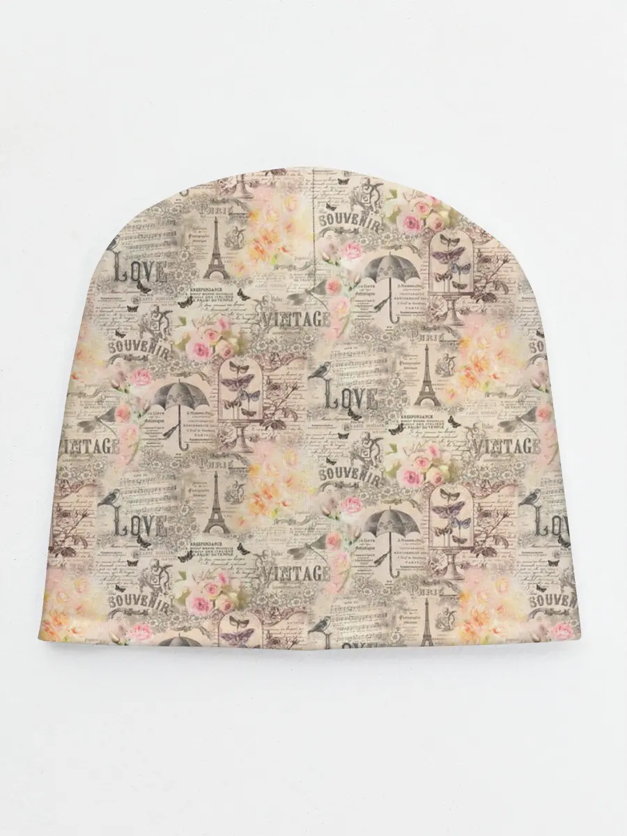 Детская шапка / Paris vintage theme