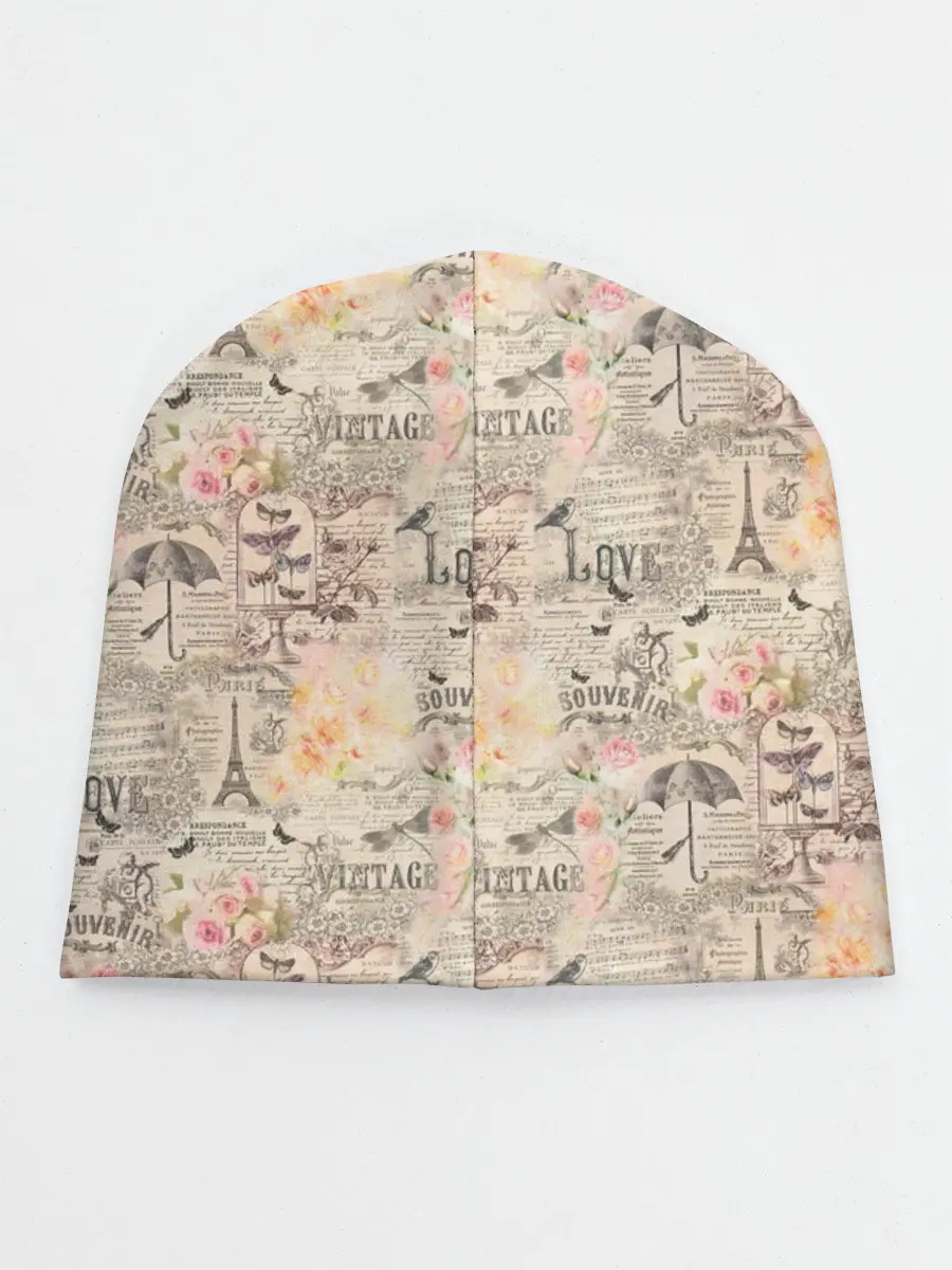 Детская шапка / Paris vintage theme