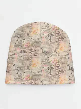 Детская шапка / Paris vintage theme
