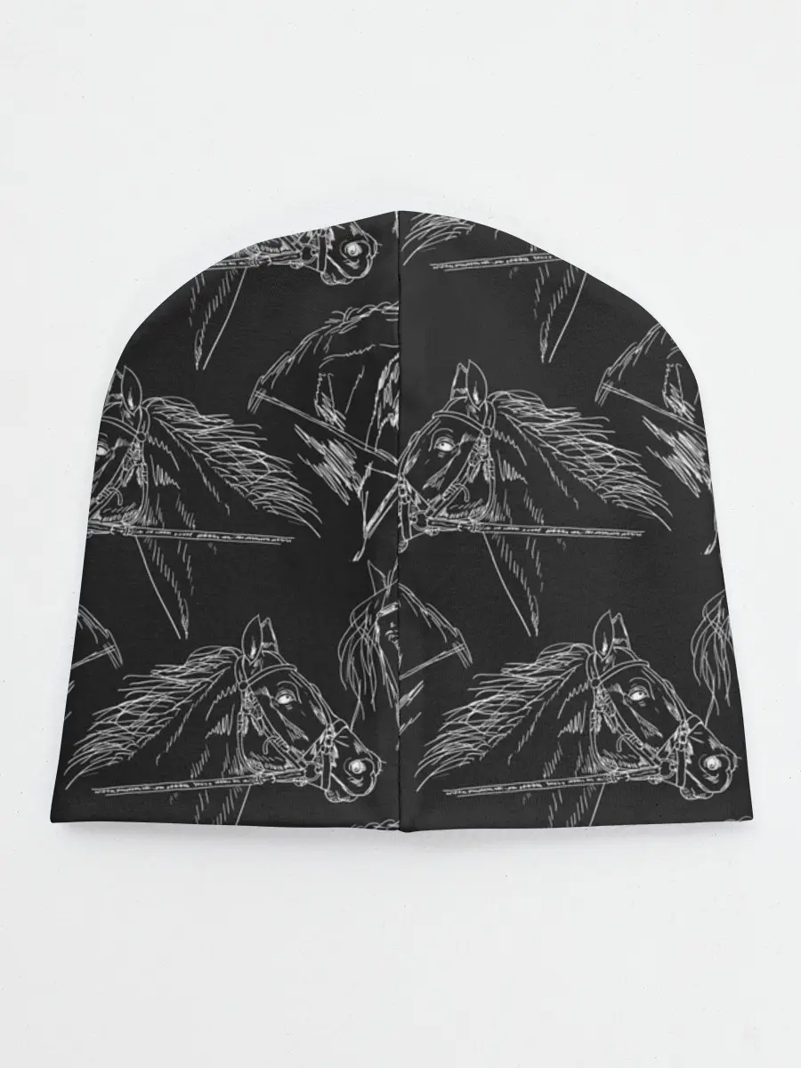 Детская шапка / кони