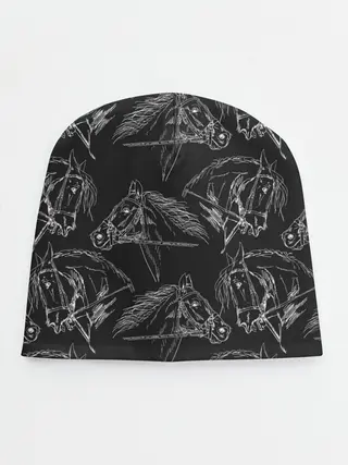 Детская шапка / кони