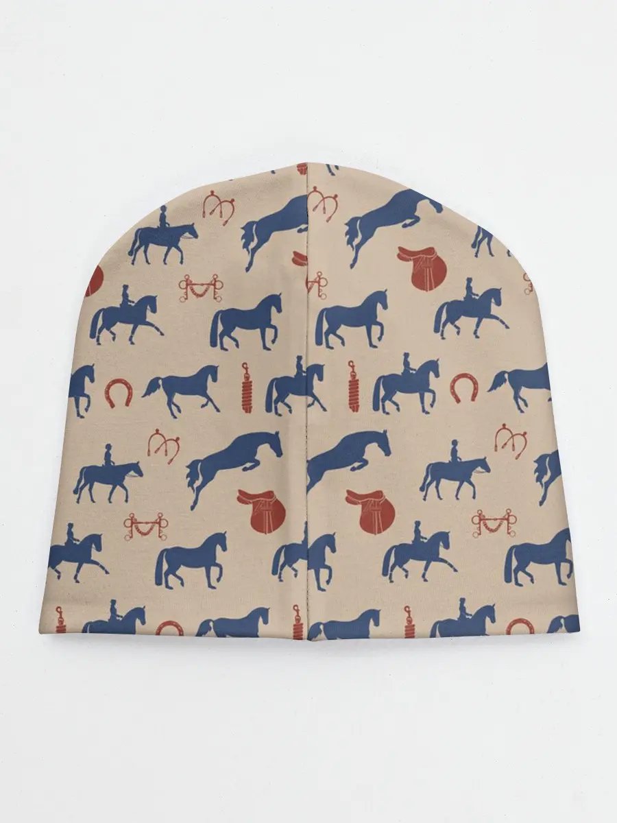 Детская шапка / кони