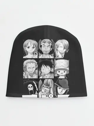 Детская шапка / иероглифы One Piece