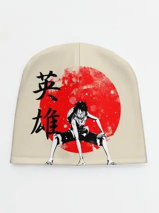 Детская шапка / закатное солнце One Piece